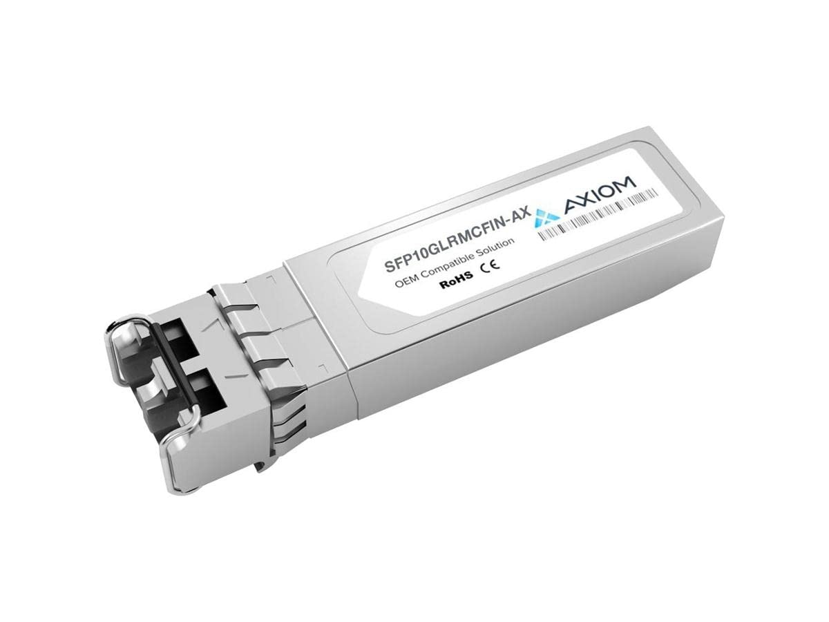 Axiom 10GBASE-LRM SFP+ Transceiver - SFP10GLRMCFIN-AX - for Data Networking, Optical Network - 1 LC 10GBase-LRM Network - Optical Fiber - Single-Mode, Multi-Mode - 10 Gigabit Ethernet - 10GBase-LRM