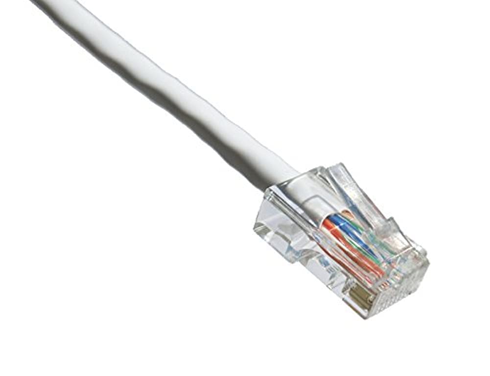 Axiom 6-Inch Cat6 550MHz Patch Cable Non-Booted (White) - TAA Compliant