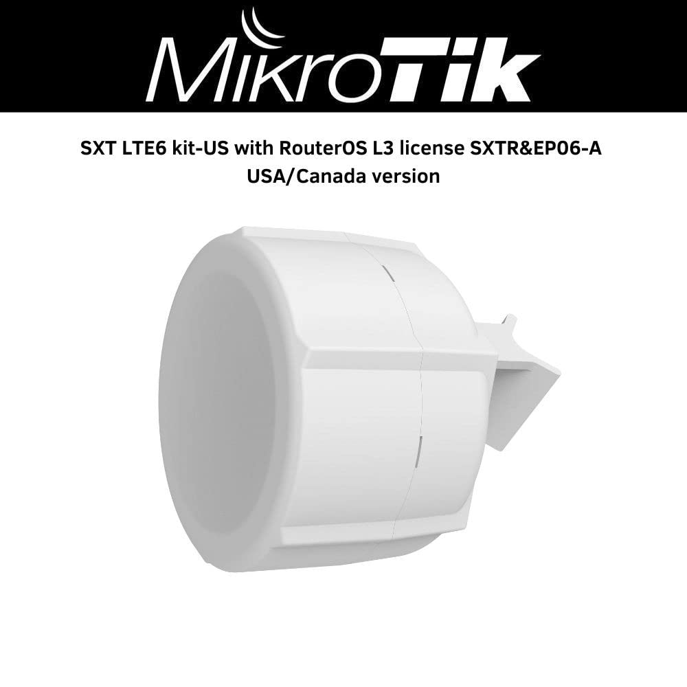 Mikrotik SXT LTE6 kit-US with RouterOS L3 License SXTR&EP06-A USA/Canada Version