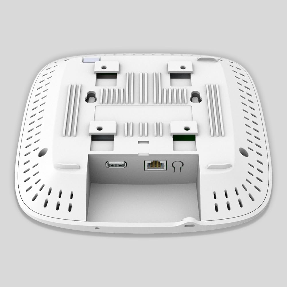 Cambium Networks XV2-2X Indoor Dual-Radio Wi-Fi 6 Access Point - 802.11ax 2x2 2.4GHz & 5GHz, Omnidirectional Antennas, 2.5 GbE Ethernet, Cloud MGMT, 1.77 Gbps Data Rate, Offices, Classrooms (US)
