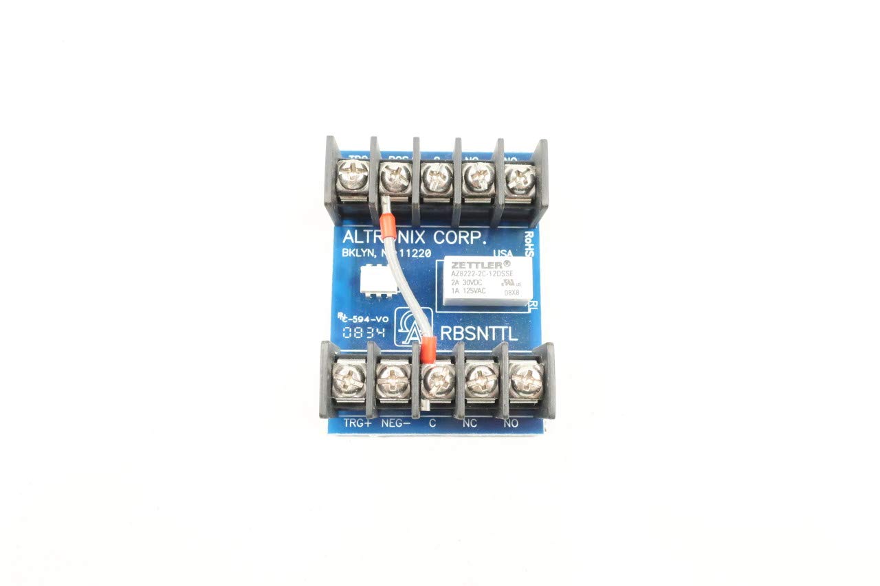 ALTRONIX RBSNTTL 12VDC to 24VDC, 2 AMP/28VDC, DPDT Contacts at 1 AMP/120 VAC, Ultra-Sensitive Relay
