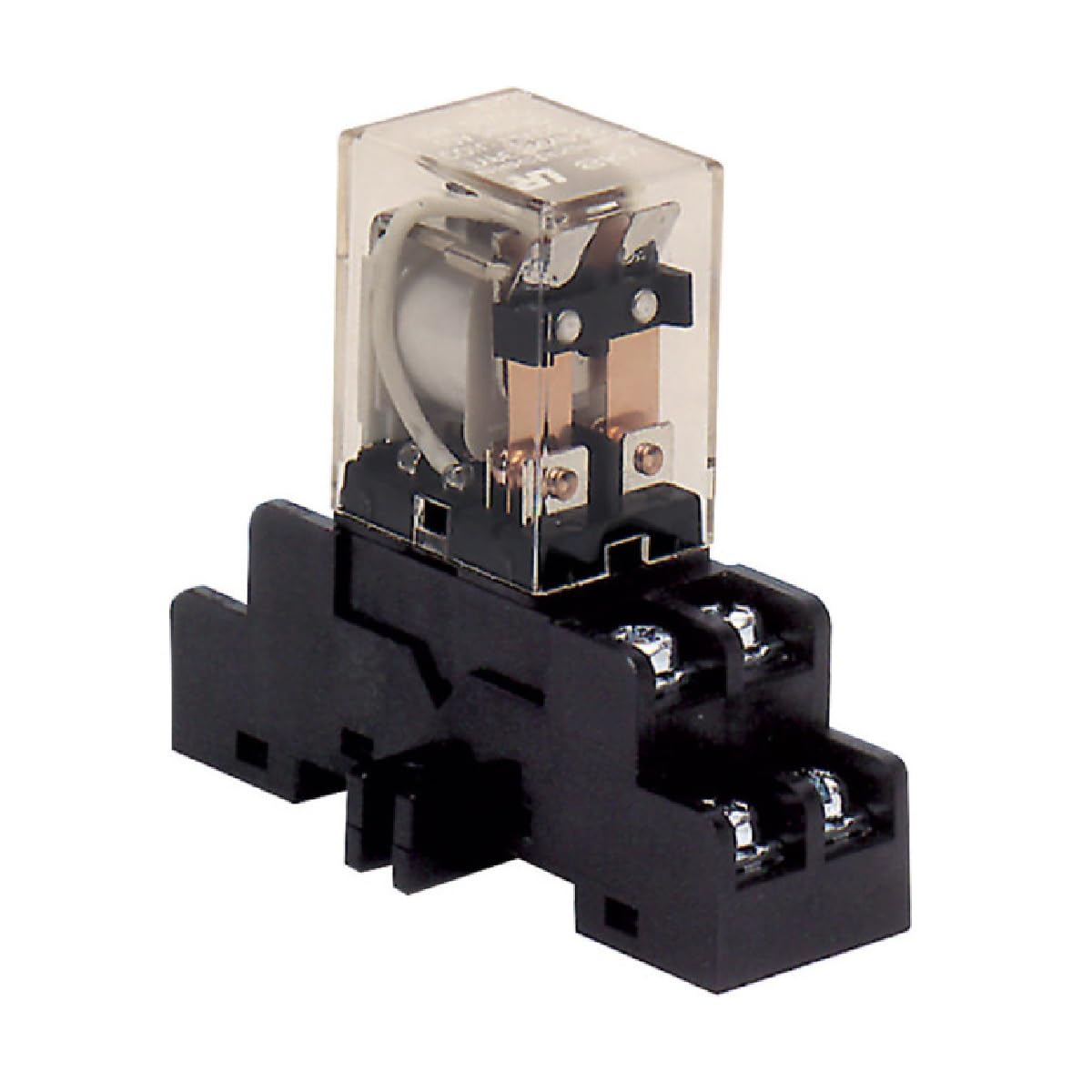 Altronix RDC24 DIN Rail Mount UL Recognized Relay & Base - 24VDC operation, 43mA current draw, DPDT contacts rated @ 10 amp/220VAC or 28VDC.