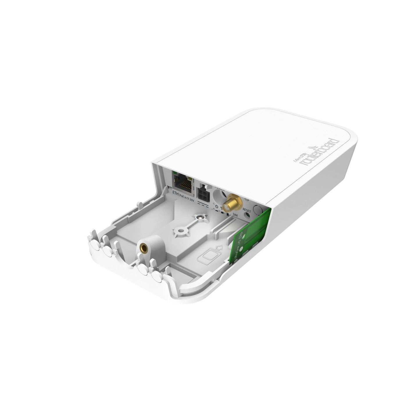 Mikrotik wAP LR9 kit RBwAPR-2nD&R11e-LR9 Wireless Dual-Chain 2.4 GHz LoRa Access Point with 1x Ethernet Port