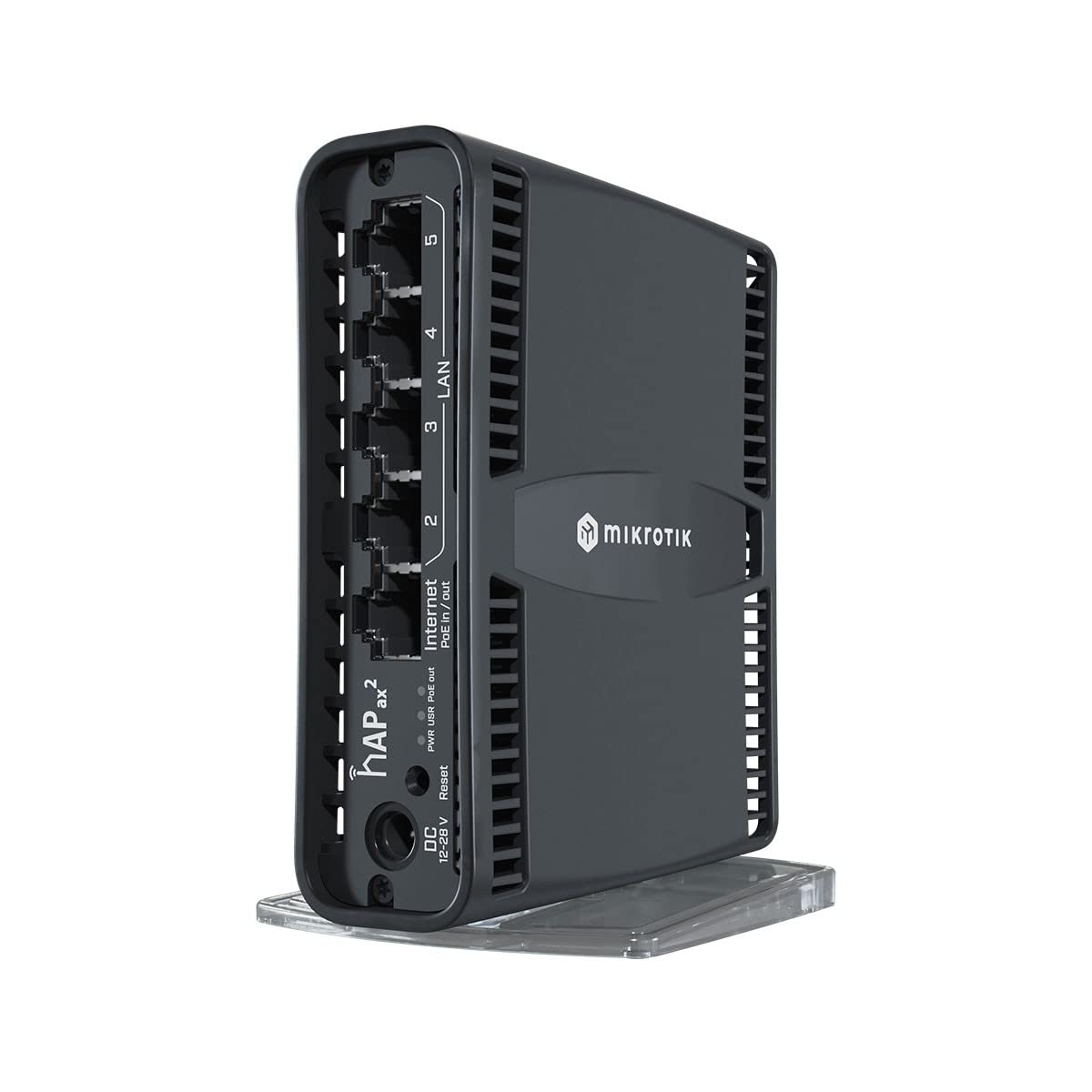 MikroTik hAP ax2 with Quad-Core IPQ-6010 864 MHz CPU, 1 GB, W127040305 (IPQ-6010 864 MHz CPU, 1 GB RAM, 5 x Gbit LAN (1 Gbit LAN with PoE Out), Built-in 2.4 GHz 802.11ax Dual)