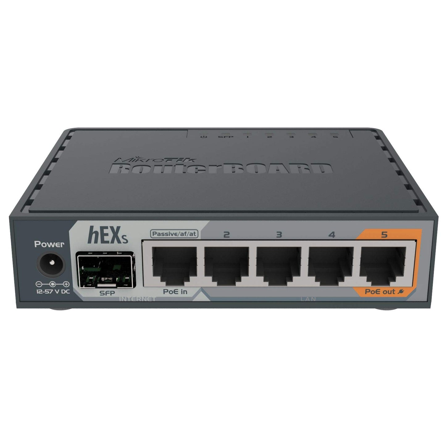 MikroTik hEX S Gigabit Ethernet Router with SFP Port (RB760iGS)