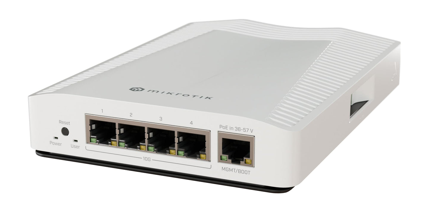 MikroTik (CRS304-4XG-IN) 10 Gigabit Ethernet Switch with 4X Ports
