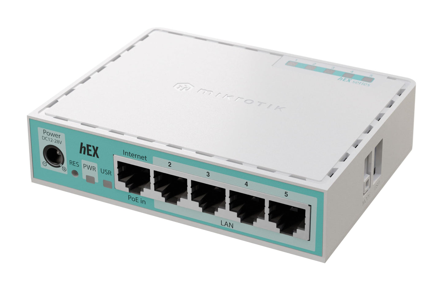 Mikrotik - hEX 5 Port Gigabit 512Mb RAM Router (E50UG)