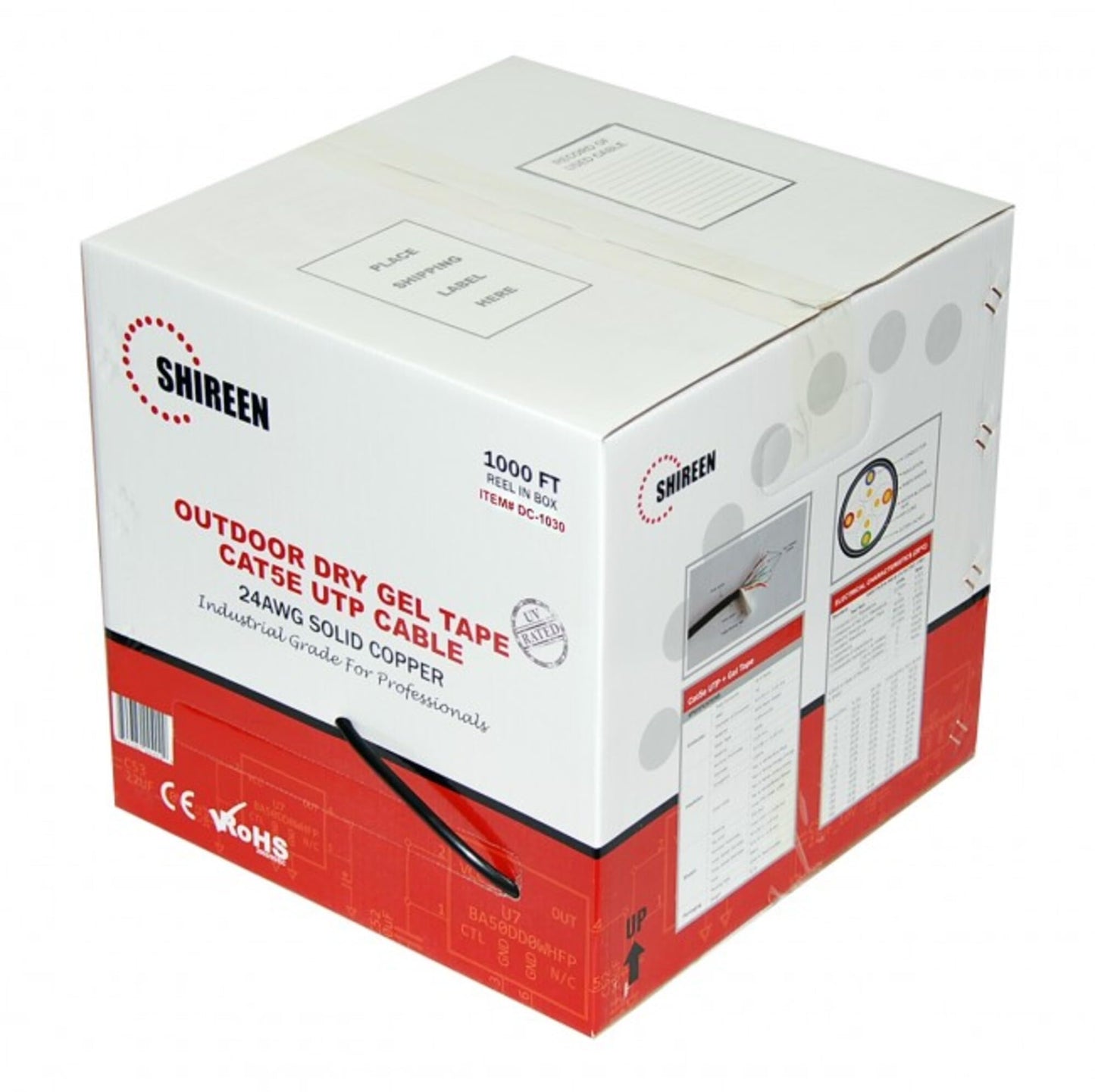 Shireen - DC-1030 - Outdoor Dry Gel Tape CAT5e UTP Cable