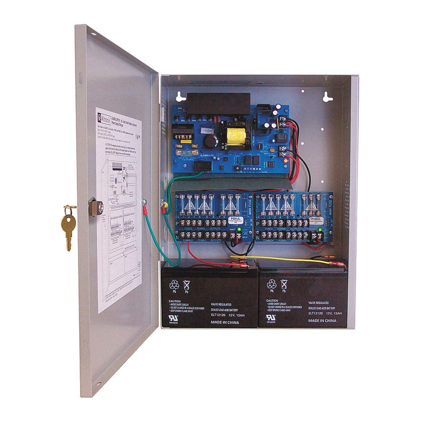 Altronix AL600ULXPD16 Power Supply 16 Fuse 12VDC Or 24VDC @ 6A