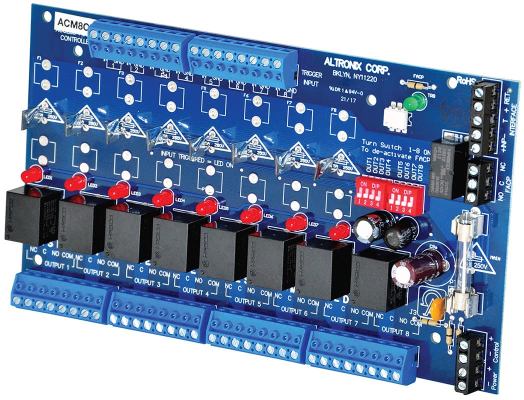 Altronix Power Module ACM8CB,Output Access Power Controller Module