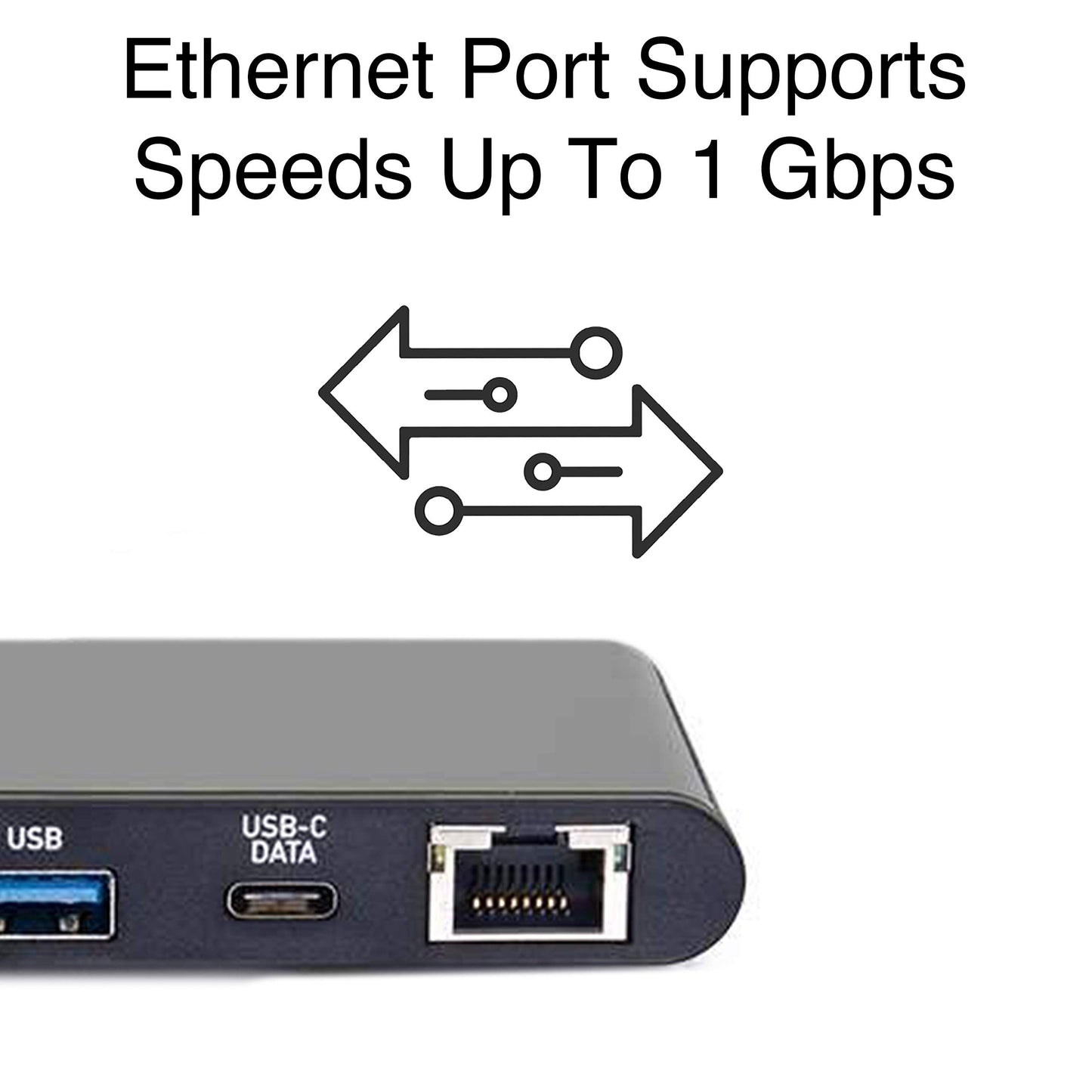 C2G Docking Station, USB C Docking Station, 4K Docking Station, Macbook USB C Hub, USB C Adapter for Macbook Pro & Air - Compatible with USB-C & Thunderbolt 3 Laptops, Black, Cables to Go 28845