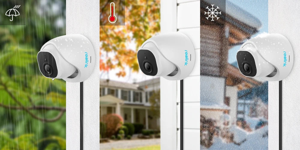 Reolink 2Pcs 4K PoE Outdoor Camera 8MP Human Car pet Detection Security IP Cam Smart Night Version Home Surveillance Camera 820A
