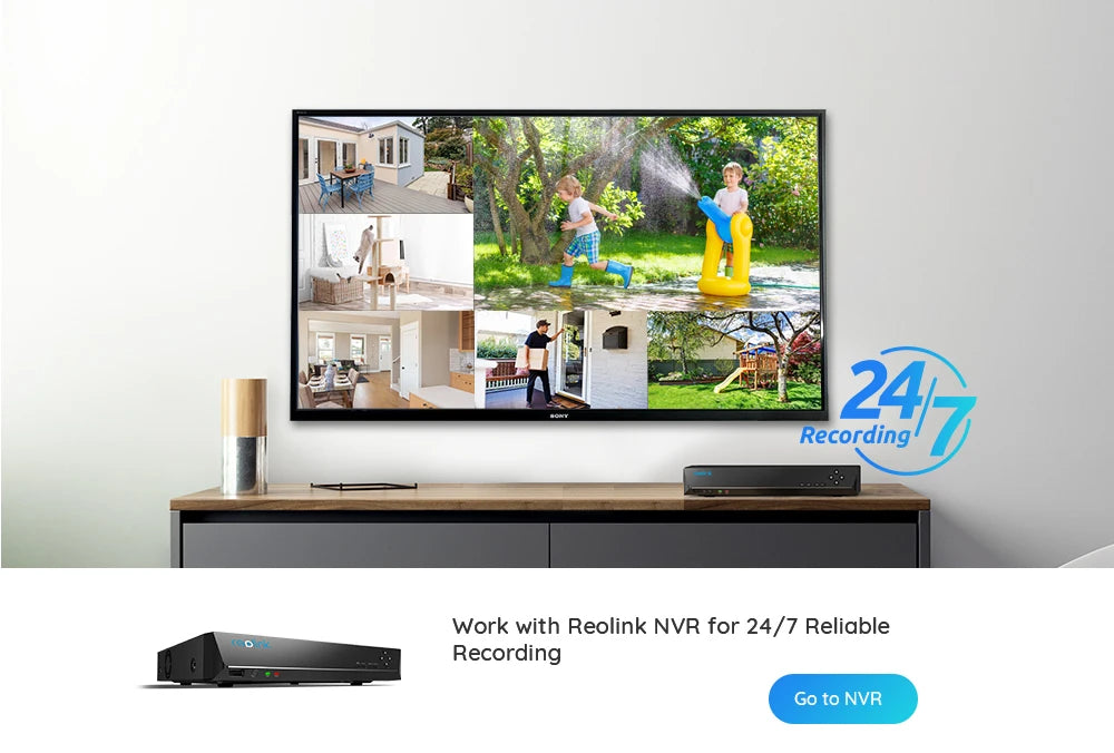 Reolink 5MP Baby Monitor Pan/Tilt WiFi Camera 2.4G/5G 5MP HD WiFi Video wireless Camera Indoor Home Security IP Camera E Series