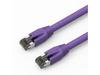 AXIOM 10FT CAT8 SHIELDED CABLE PURPLE