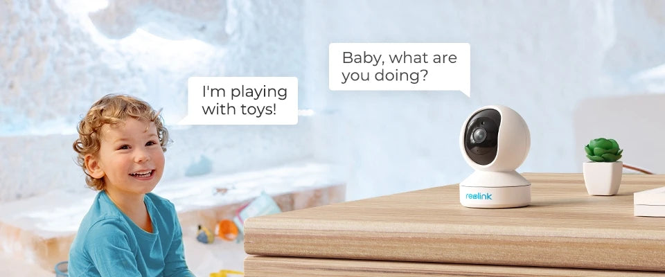 Reolink E1 Pro 4MP HD Pan/Tilt IP Camera Baby Monitor 2.4G/5GHz WiFi Camera human detect Indoor Home Security Video Surveillance
