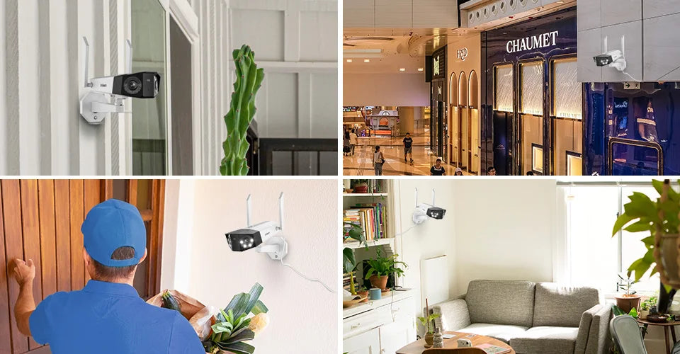 Reolink Duo 2 WiFi Camera 4K Dual Lens Outdoor Security Camera CCTV 8MP IP Cam Smart Detection Home Video Security Protection