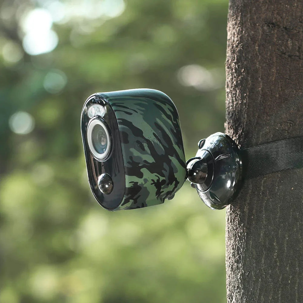 Argus 3 Series Full Suit with White Skin,an easy-to-install bracket, For Reolink Argus 3 2K, Not for Argus 3 Pro/Ultra