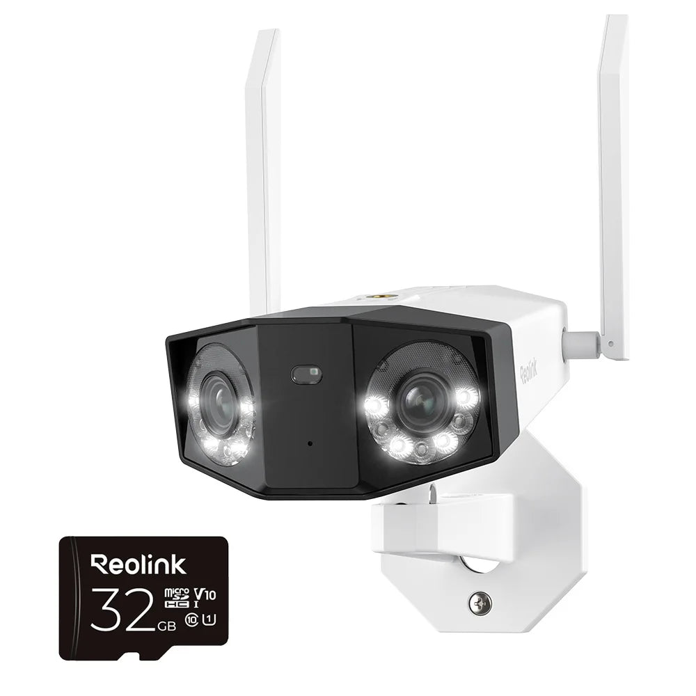 Reolink Duo 2 WiFi Camera 4K Dual Lens Outdoor Security Camera CCTV 8MP IP Cam Smart Detection Home Video Security Protection