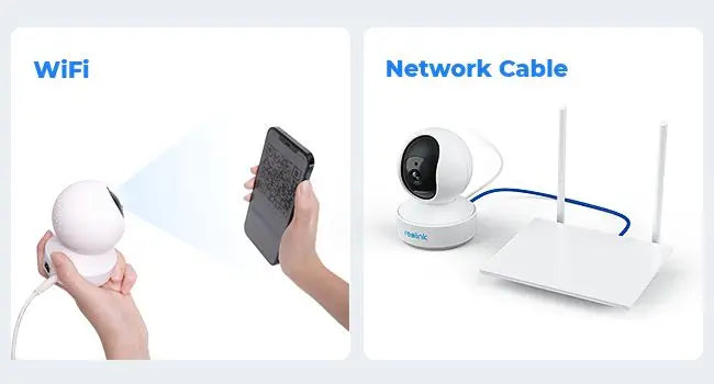 Reolink Indoor IP camera WiFi 3MP Super HD Pan&Tilt 2-Way Audio Motion Detection Smart Home Cam for Baby Nanny E1 Series