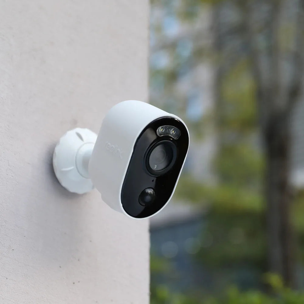 Argus 3 Series Full Suit with White Skin,an easy-to-install bracket, For Reolink Argus 3 2K, Not for Argus 3 Pro/Ultra