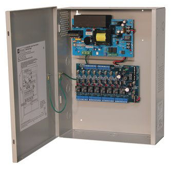 Access Power Controller w/ Power Supply/Charger, 8 Fused Relay Outputs, 12VDC @ 10A, FAI, 115VAC, BC400 Enclosure