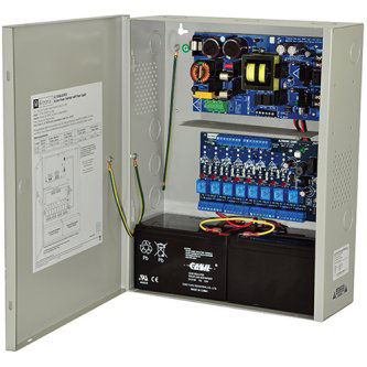 Access Power Controller w/ Power Supply/Charger, 8 PTC Class 2 Relay Outputs, 24VDC @ 10A, FAI, 115VAC, BC400 Enclosure