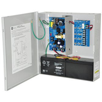 Power Supply Charger, 4 Fused Outputs, 12/24VDC @ 4A, 115VAC, BC300 Enclosure