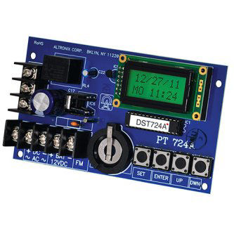 Timer, 365 Day 24 Hour Annual Event, 1 Channel, LCD Display, Battery Charger, Board