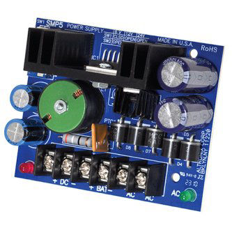 Power Supply Charger, Single Output, 6/12/24VDC @ 4A, 24/28VAC, Board