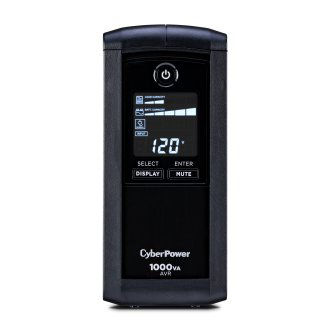 1000VA CP AVR LCD UPS 3 YR WTY; 9 OUT 120V 15A 5-15R RJ11/RJ45/COAX