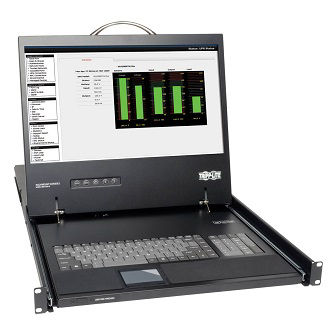 1U Rack-Mount Console with 19 in. LCD, TAA