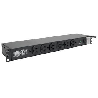 14-Outlet Economy Network Server Surge Protector, 15 ft. (4.57 m) Cord, 3000 Joules, 1U Rack-Mount