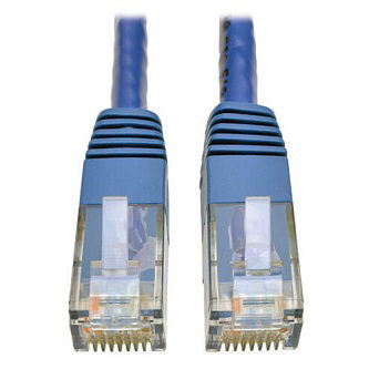 Cat6 Gigabit Molded (UTP) Ethernet Cable (RJ45 M/M), PoE, Blue, 10 ft. (3.05 m)