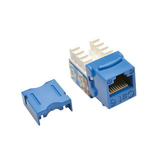 BLU WLLPLT JACK,CAT6/5E 568A/B