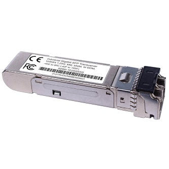 Industrial Gigabit SFP Transceiver - 1000Base-SX, Multimode, LC Duplex, DDM, -40 degrees to 85 degrees C, 550 m (1,804 ft.)