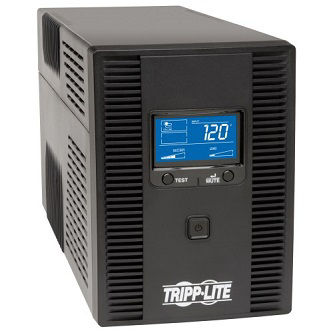 OmniSmart 1500VA 810W 120V Line-Interactive UPS - 10 Outlets, AVR, USB, LCD, Tower