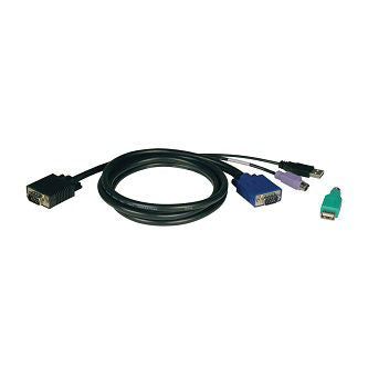 USB/PS2 Combo Cable Kit for NetController KVM Switches B040-Series and B042-Series, 10 ft. (3.05 m)