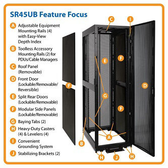 45U Rack Enclosure Server Cabinet