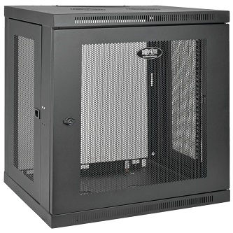 SmartRack 12U Low-Profile Switch-Depth Wall-Mount Small Rack Enclosure