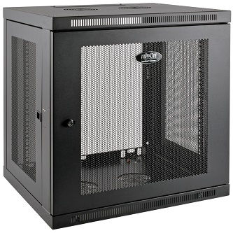 SmartRack 12U Low-Profile Switch-Depth-Plus Wall-Mount Small Rack Enclosure