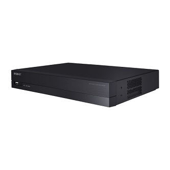 Wisenet A Series 8CH PoE NVR, Embedded Linux, H.265, H.264, MJPEG codec, Plug & play by 8 PoE (LAN, 10/100), 1 RJ-45(WAN, 10/100), Supported HDD (Maximum 6TB), HDMI local monitor, ARB supported, P2P service support.