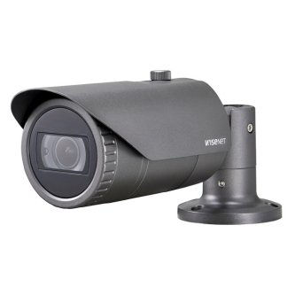 Wisenet HD+ 2MP, Full HD(1080p) 30fps IR outdoor bullet camera, AHD/TVI/CVI/CVBS, manual Vari-focal Lens (3.1X) (3.2-10mm), 120 dB true WDR, true D/N, 24VAC/12VDC, IR distance 98 feet, IP66/IK10