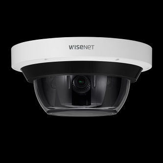 5MP x 4ch multi-directional camera, Motorized PTRZ support, Max. 30fps 5MP(H.265, H.264), 4.13~9.4mm(2.3x) motorized varifocal lens, IR viewable length: 30m, H.265, H.264, MJPEG codec, Multi streaming, Video analytics, WiseStream, IP66, IK10, NEMA4X
