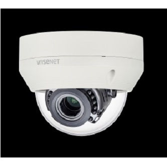 Wisenet HD+ 2MP, Full HD(1080p) 30fps IR vandal dome camera, 1/2.8" 2M CMOS, Vari-focal Lens (3.1X) (3.2-10mm), 60dB DWDR, true D/N, 24VAC/12VDC, IR distance 98.42 feet, IP66 IK10