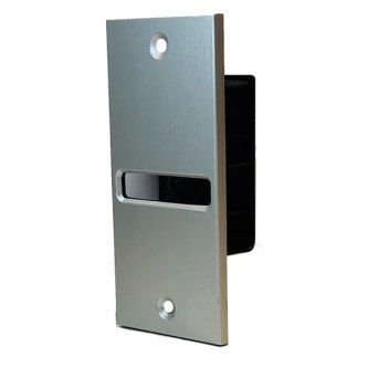 Flush Door Jamb Lens Housing for SLA-T4680V lens (not included) and XNB-6001 (not included), silver color