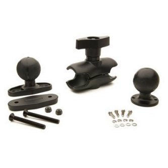 RAM Mount Kit (Flat Clamp Base, Short Arm, 5 Inch, Ball for Vehicle)