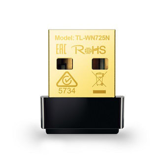 150Mbps Wireless N Nano USB Adapter, Nano Size, Realtek, 2.4GHz, 802.11n/g/b, QSS button, autorun utility