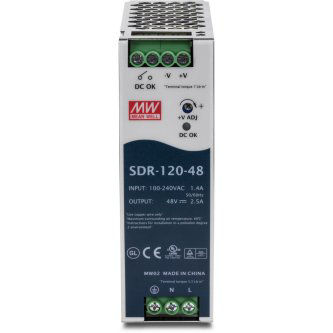 120 W Industrial DIN-Rail Power Supply