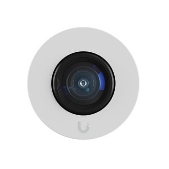 Long-distance lens with enhanced low-light performance and dynamic range that connects to an AI Theta Hub