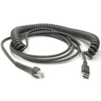 Cable, USB: Series A Connector, 9ft. 2.8m Coiled.